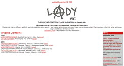 Desktop Screenshot of ladyfest.org